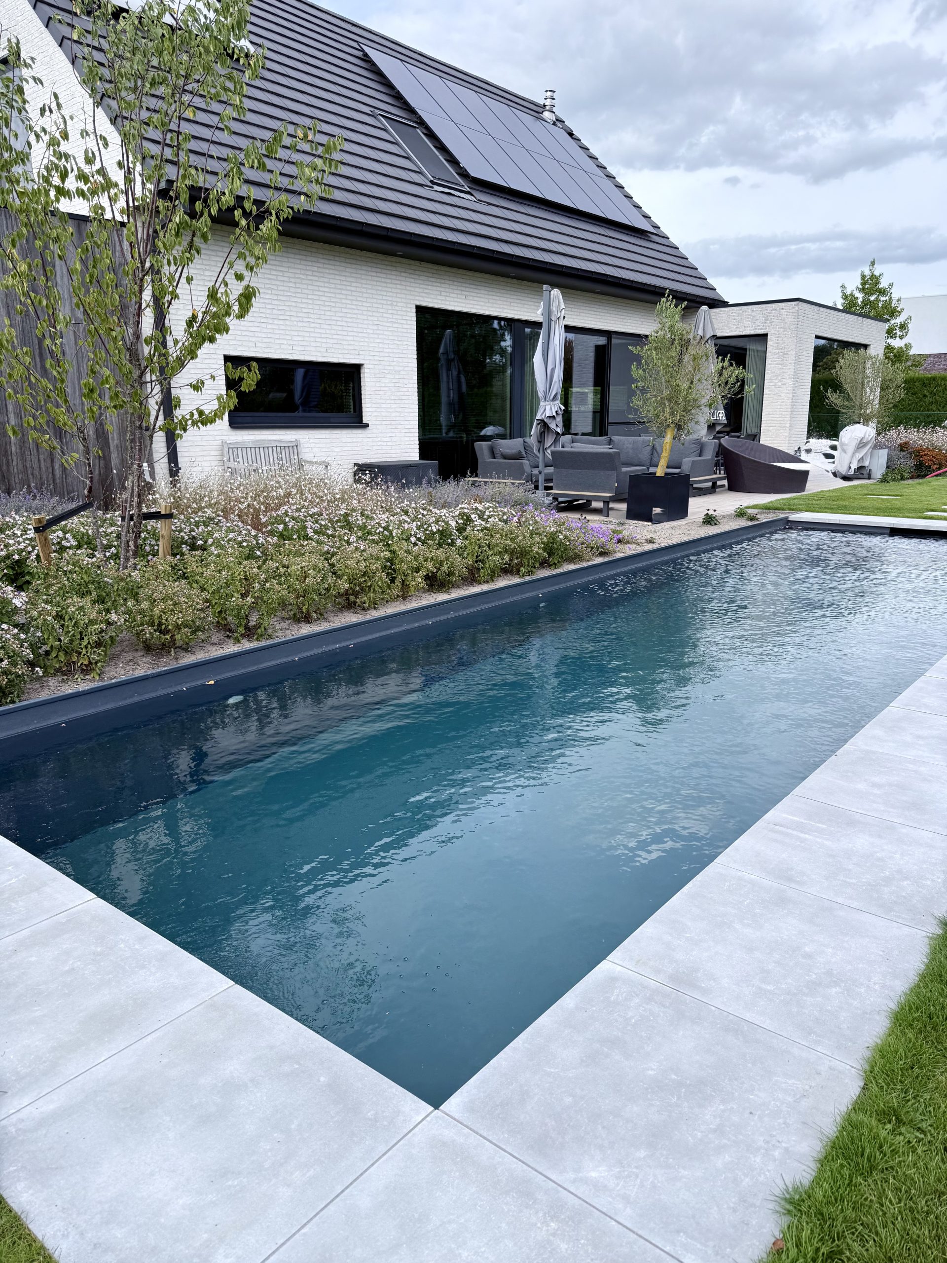 PPC zwembad 10x3m antraciet – Lochristi